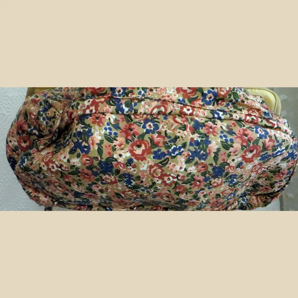 Candies Floral Glitter Faux Leather Vegan Backpack New